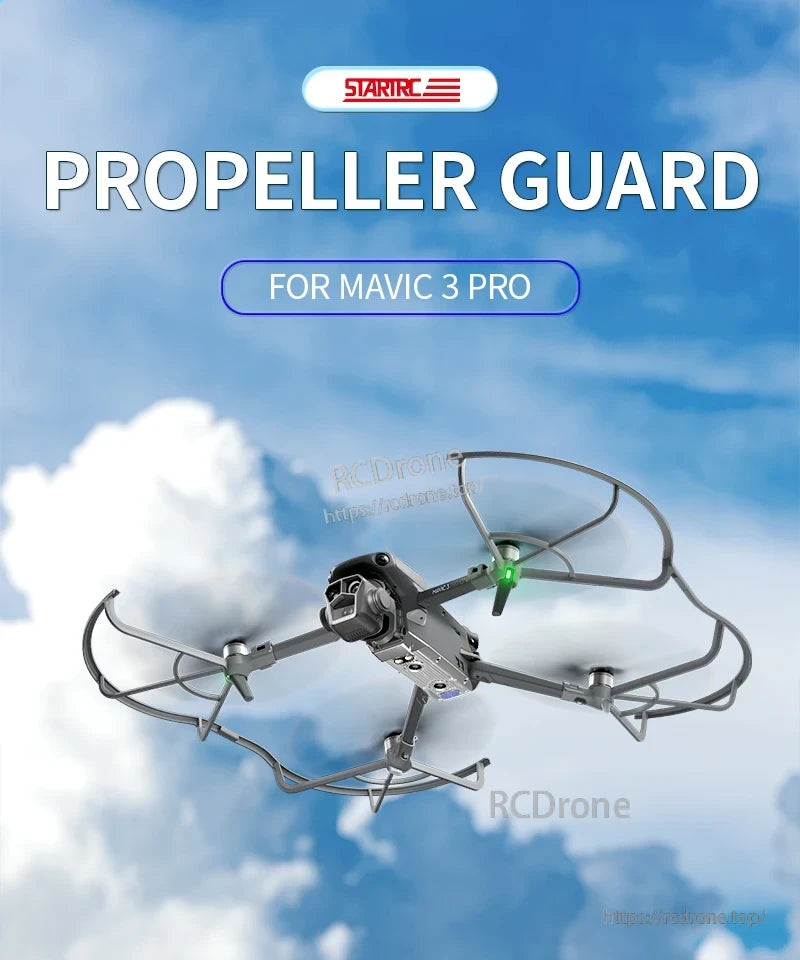 STARTRC Propeller Guard, A product with a quick snap-on/buckle design and numbered pieces for easy assembly/disassembly.