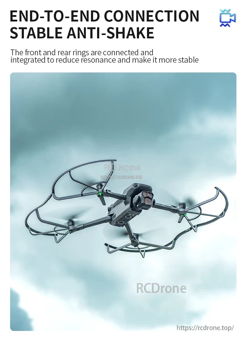STARTRC Propeller Guard, Stable anti-shake drone with end-to-end connection design