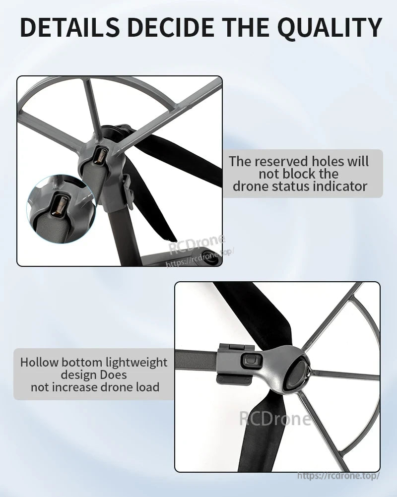 STARTRC Propeller Guard, Propeller guard with reserved holes and hollow design for lightweight protection