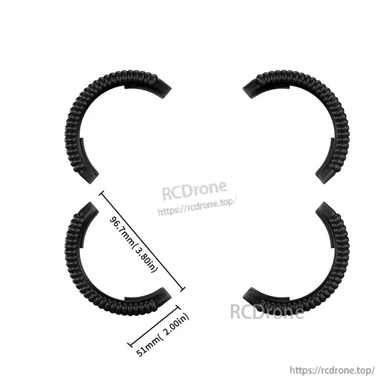 STARTRC Propeller Guard, STARTRC TPU propeller guard set for DJI Avata 2, offering durable anti-collision protection with flexible bumper rings to safeguard drone during flight.