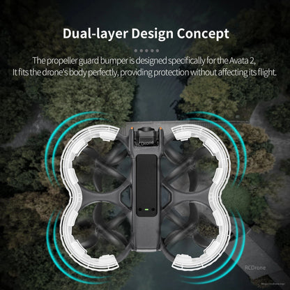 STARTRC Propeller Guard, The Startrc propeller guard for DJI Avata 2 features a dual-layer design concept, providing protection without affecting flight performance.
