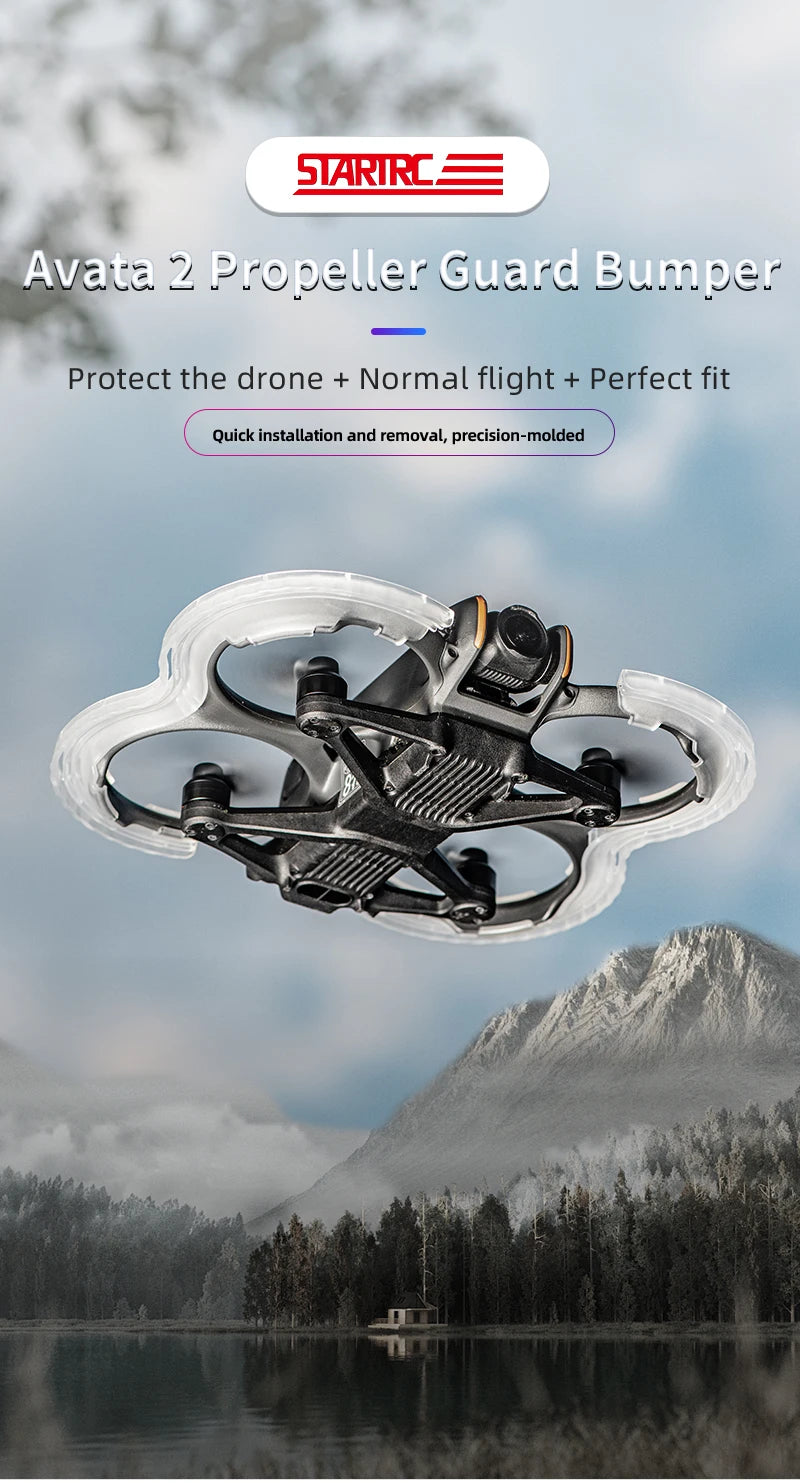 STARTRC Propeller Guard, STARTRC Avata 2 Propeller Guard Bumper for protection and easy installation