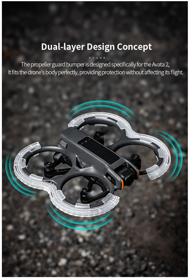 STARTRC Propeller Guard, Dual-layer propeller guard for Avata 2, perfect fit, flight protection.