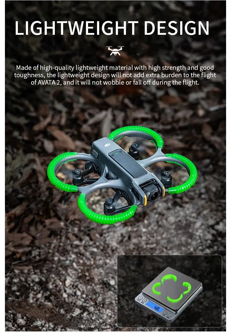 STARTRC Propeller Guard, Lightweight, durable propeller guard for AVATA 2 ensures stable flight without extra weight.