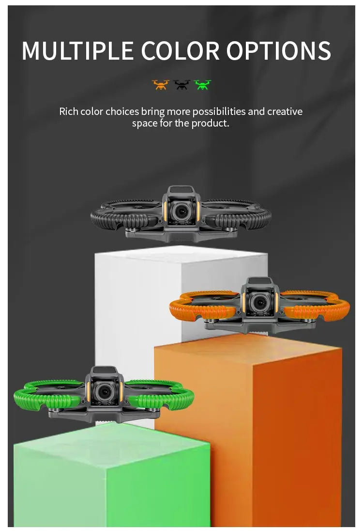 STARTRC Propeller Guard provides multiple color options, boosting creativity and versatility with customizable, vibrant choices. (18 words)