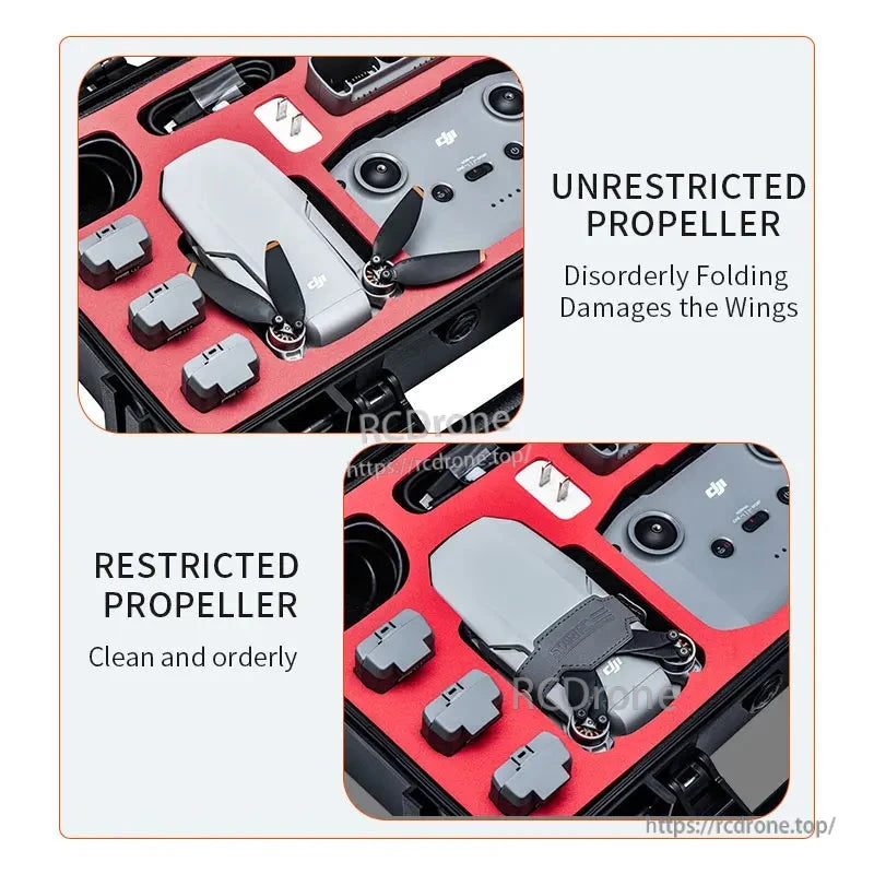 STARTRC Propeller Holder, Propeller holder strap ensures orderly folding, prevents wing damage.