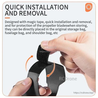 STARTRC Propeller Holder, Easy to install and remove with magic tape; protects propeller blades and fits original storage, fuselage, and shoulder bags.