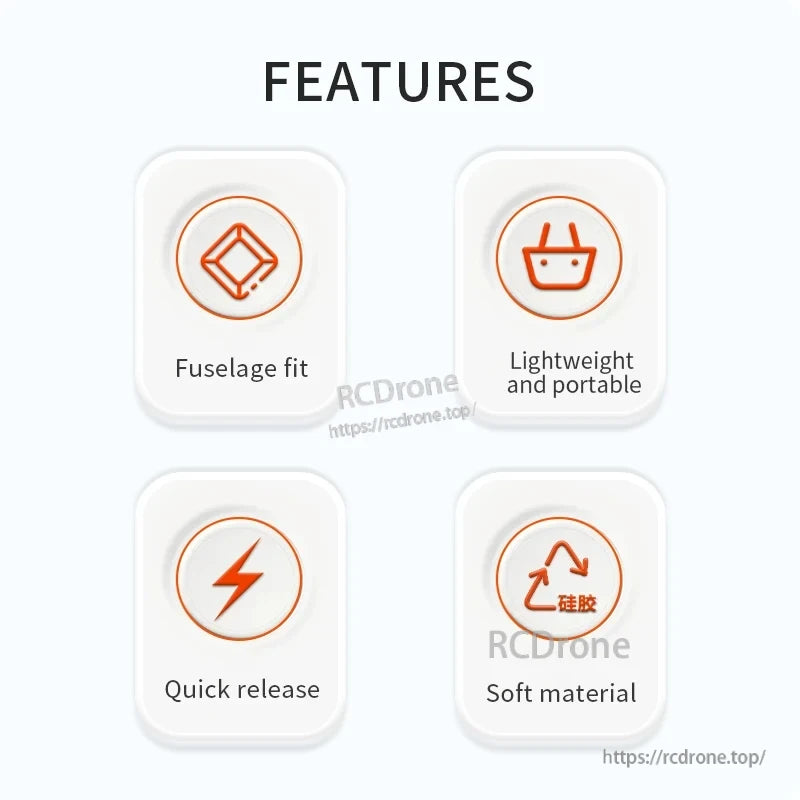 STARTRC Propeller Holder, Lightweight, portable fuselage fit with quick release and soft material for comfort.