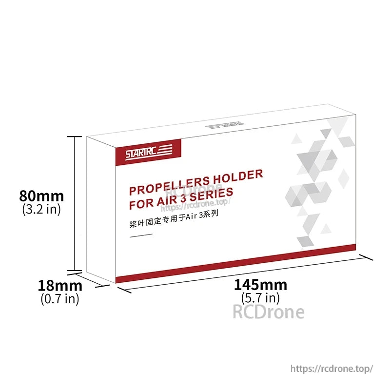STARTRC Propeller Holder for Air 3 Series, dimensions 145x80x18mm