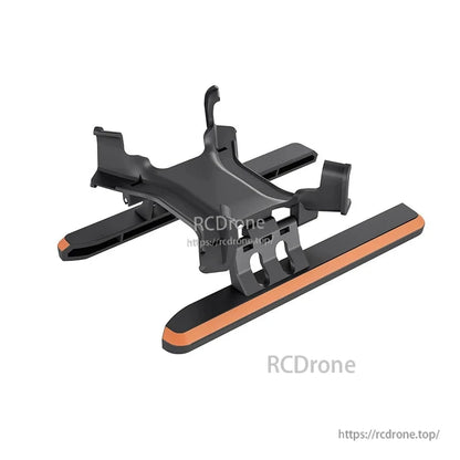 STARTRC Quick Release Landing Gear, STARTRC foldable landing gear for DJI Avata 2, 22mm height increase, quick release, durable ABS+PC material, black/orange color.