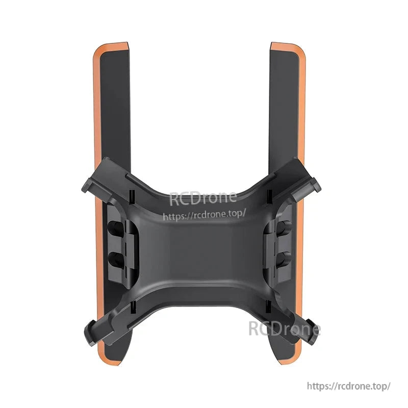 STARTRC Quick Release Landing Gear, STARTRC Avata 2 foldable landing gear raises drone 22mm, features black/orange design, enhances clearance and protection during flights.