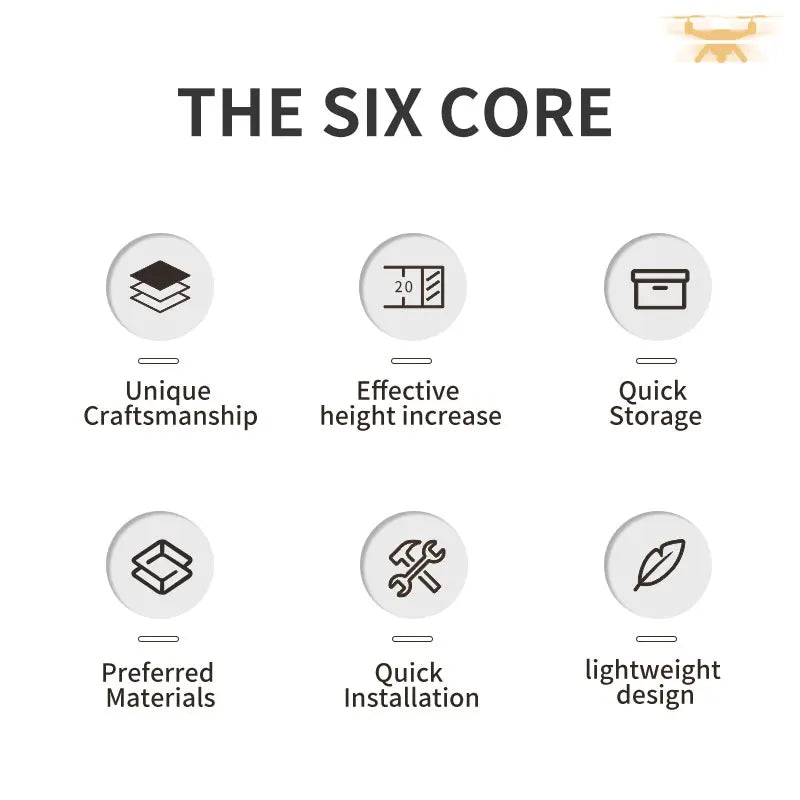 STARTRC Quick Release Landing Gear, Expertly crafted, lightweight drone with premium materials, quick setup, easy storage, and effective height performance. (16 words)