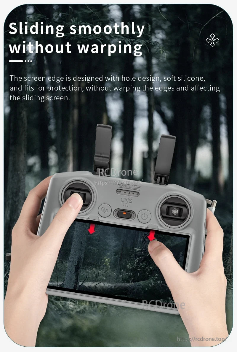 STARTRC RC 2 Silicone Protective Cover, Sliding smoothly without warping, this protective cover has a hole design for effortless navigation.