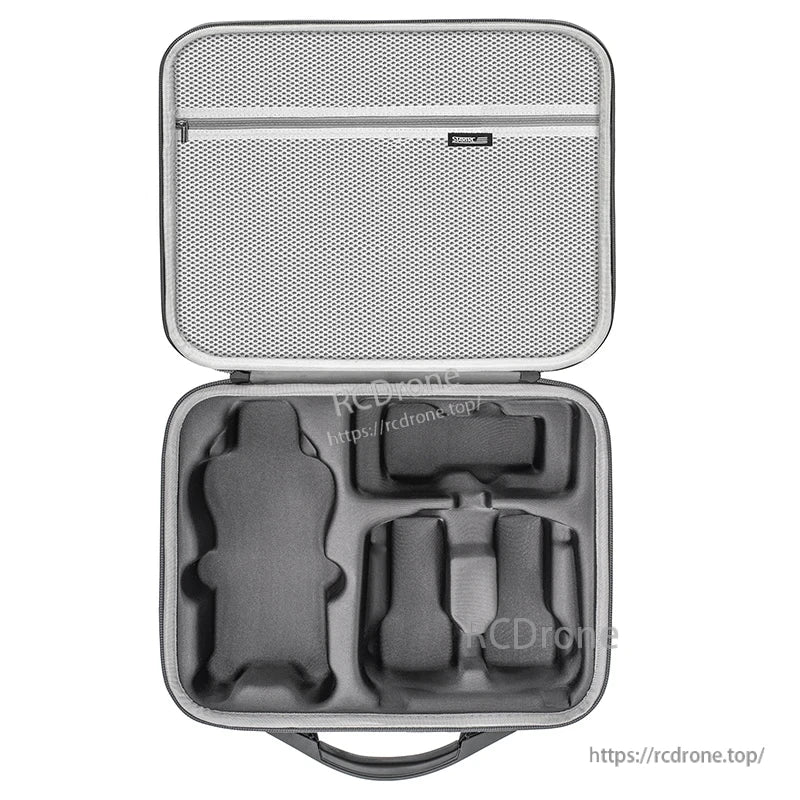 STARTRC Shoulder Bag, STARTRC DJI drone bag with shoulder strap, made of PU material, gray color, and compatible with RC2/RC-N2 controllers.