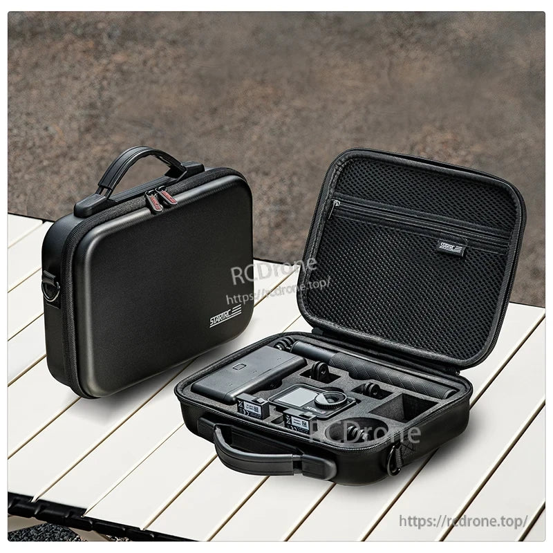 STARTRC Shoulder Bag, Travel bag with comfort handle, two-way zipper, and removable shoulder strap for easy carrying.