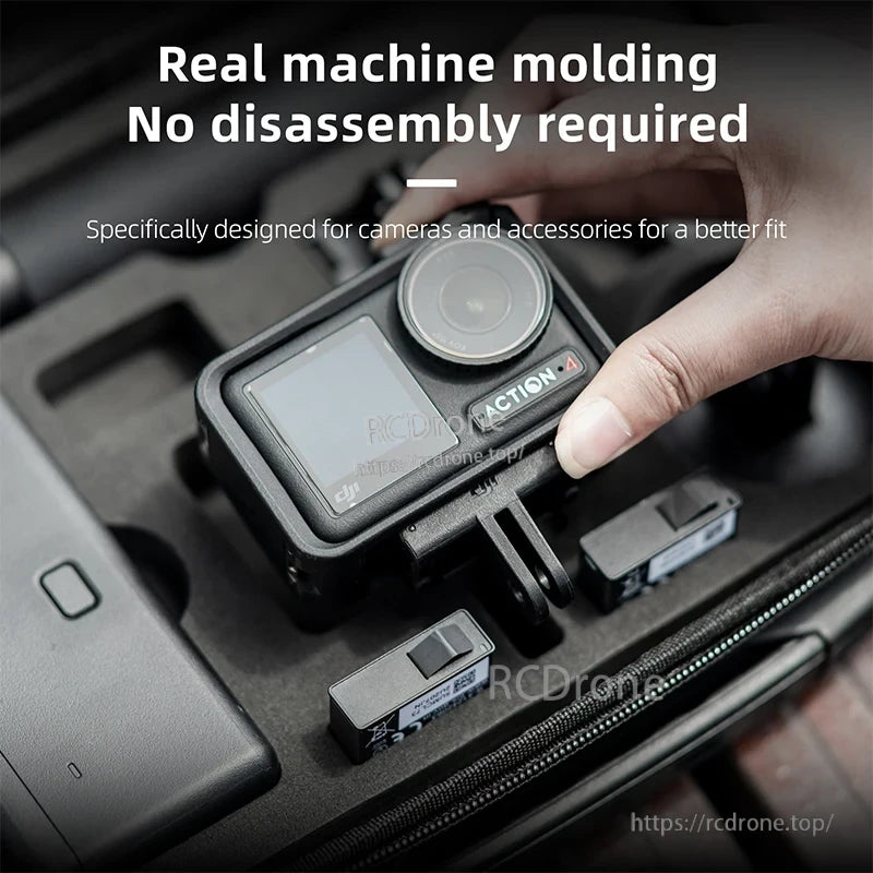 STARTRC Shoulder Bag, Precision-molded drone body fits cameras and accessories perfectly, requiring no disassembly for seamless integration and enhanced functionality.
