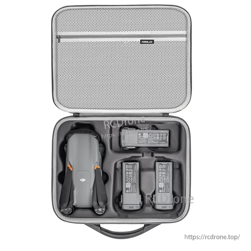 STARTRC Shoulder Bag, This bag has precision-molded compartments for a drone and its accessories.