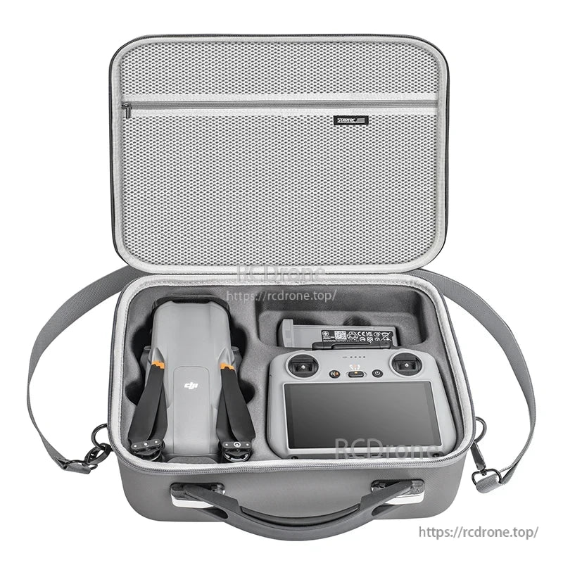 STARTRC Shoulder Bag, A DJI Air 3 bag made of PU material, with a shoulder strap, compatible with RC2/RC-N2 controllers.