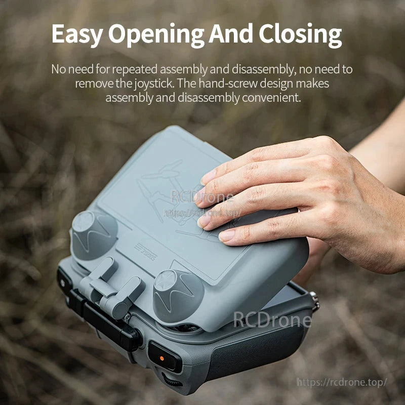 STARTRC 遮陽保護罩 適用於 DJI RC/RC 2 – 2合1螢幕保護遮陽罩，附掛繩，180° 可調