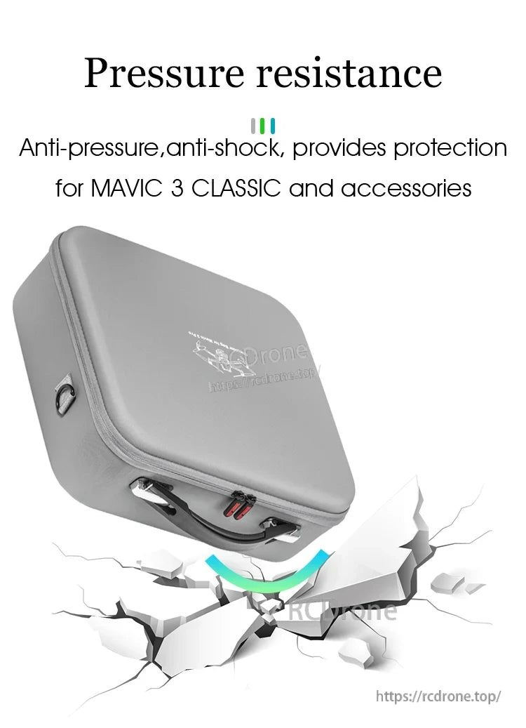 STARTRC Travel Handbag, Pressure resistant, anti-shock case protects MAVIC 3 CLASSIC and accessories.