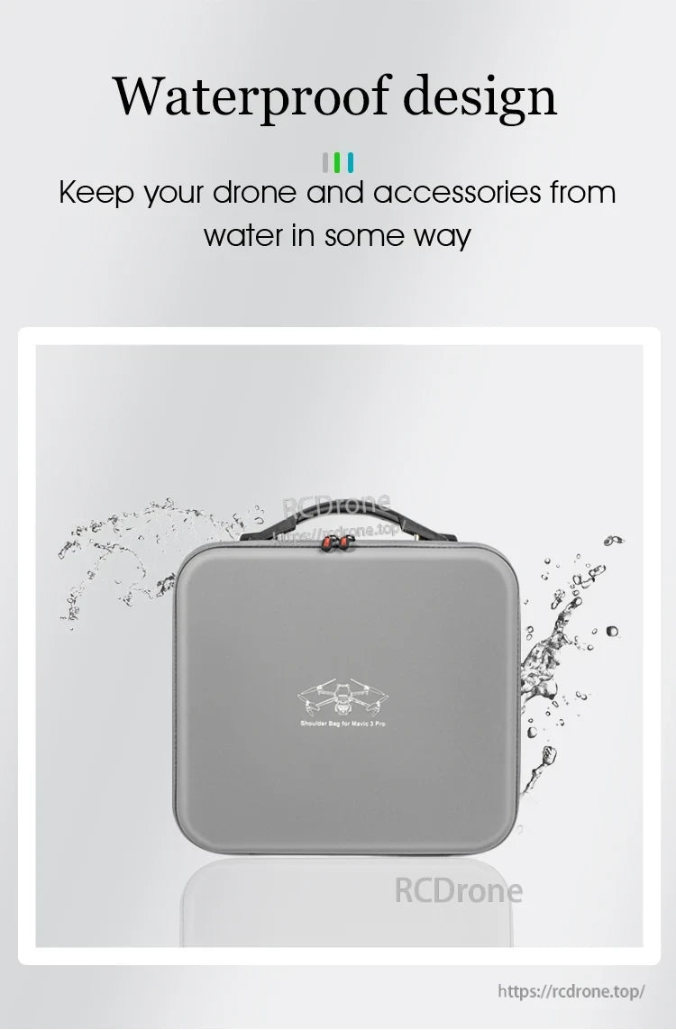 STARTRC Travel Handbag, Waterproof design protects drone and accessories from water. Shoulder bag for Mavic 3 Pro.