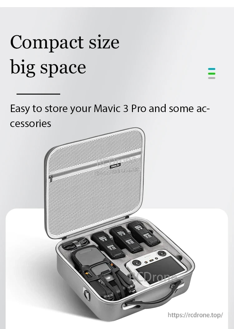 STARTRC Travel Handbag, This compact, portable case fits the Mavic 3 Pro and accessories, featuring organized compartments for convenient storage.