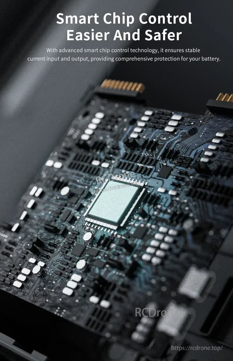 STARTRC Two‑Way Battery Charger, Smart chip ensures stable current and battery protection.