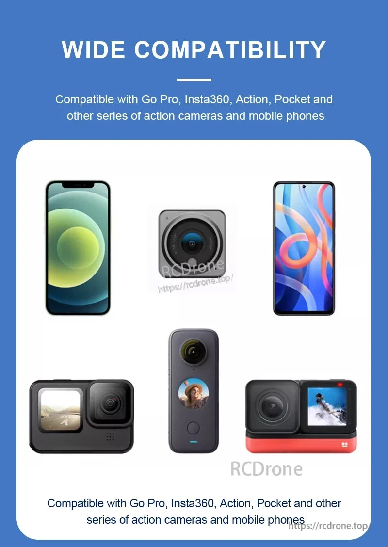 STARTRC Universal Magnetic Head Strap, The Universal Magnetic Head Strap provides compatibility for various cameras and mobile phones.