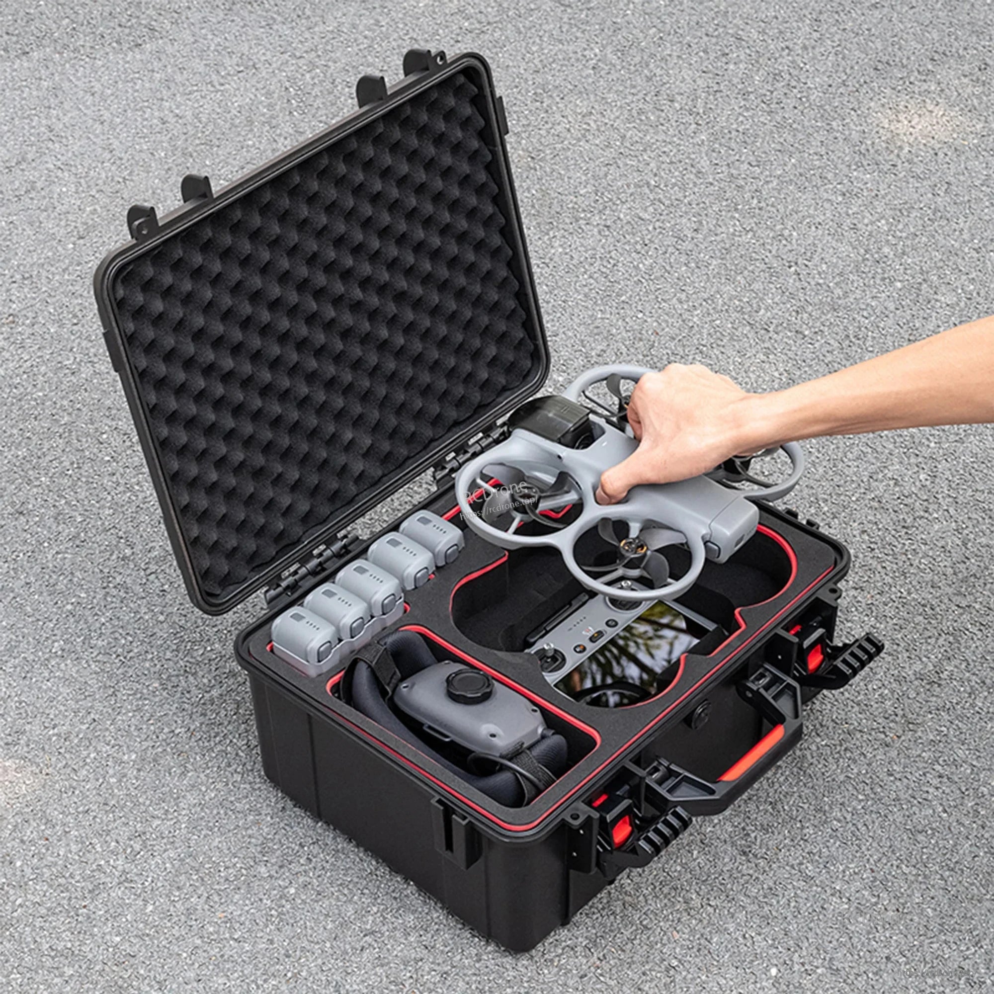 STARTRC Waterproof Hard Case with custom liner for DJI Avata 360 combo gear