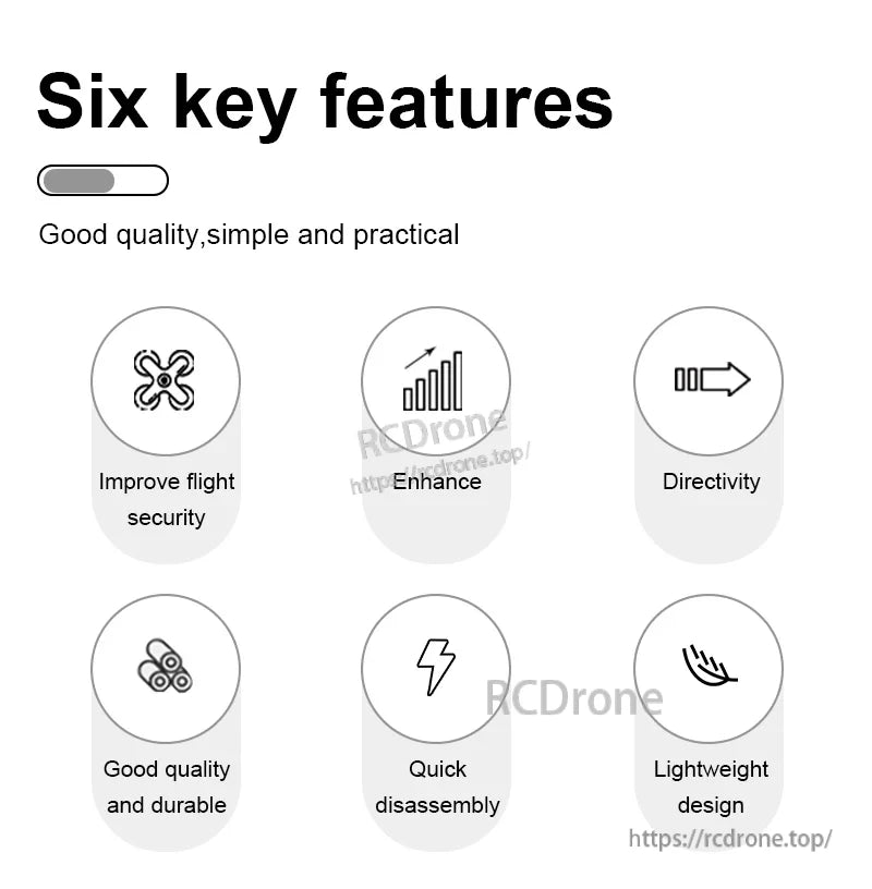 STARTRC Yagi-Uda Antenna, Enhanced flight security, directivity, quality, quick disassembly, lightweight design, and improved overall performance for superior drone operation.