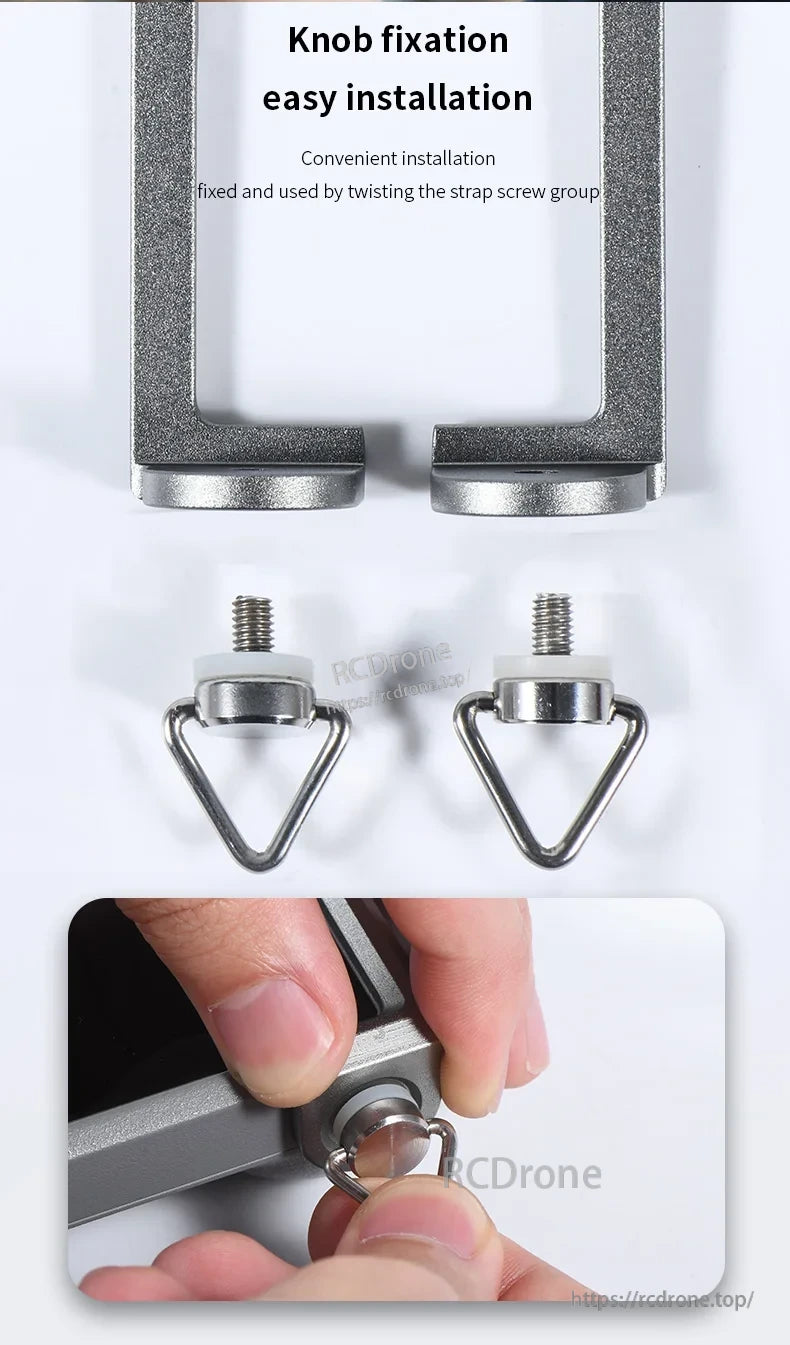 STARTRC Self-balancing Hanging Strap, Install strap with twist-and-fix mechanism for easy setup.