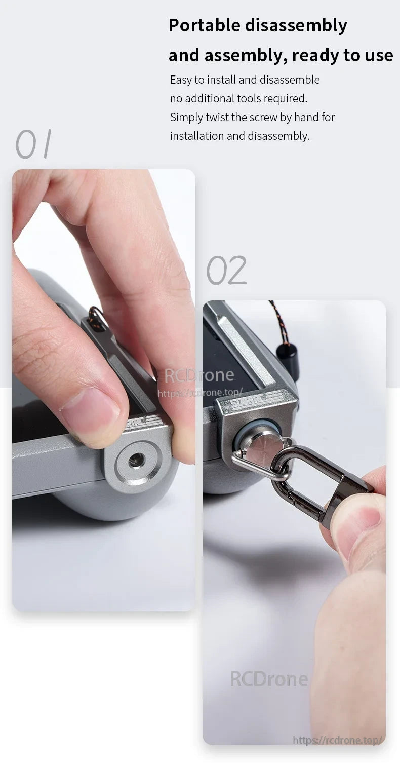 STARTRC Self-balancing Hanging Strap, Portable self-balancing hanging strap for easy disassembly and reassembly, no tools required, just twist by hand.