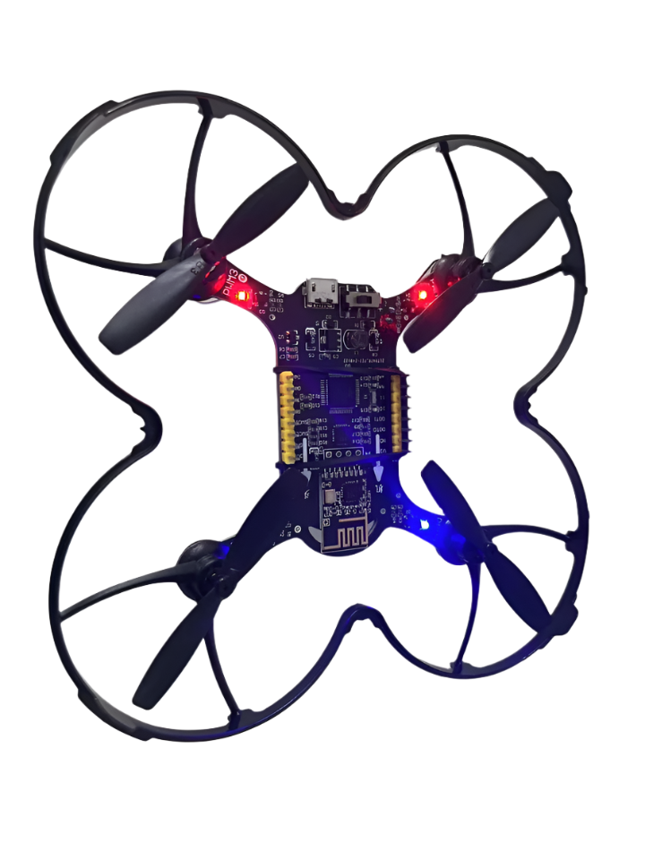 STM32 DIY Drone, The MPU6050 is a six-axis sensor combining gyroscope and accelerometer for stable flight.