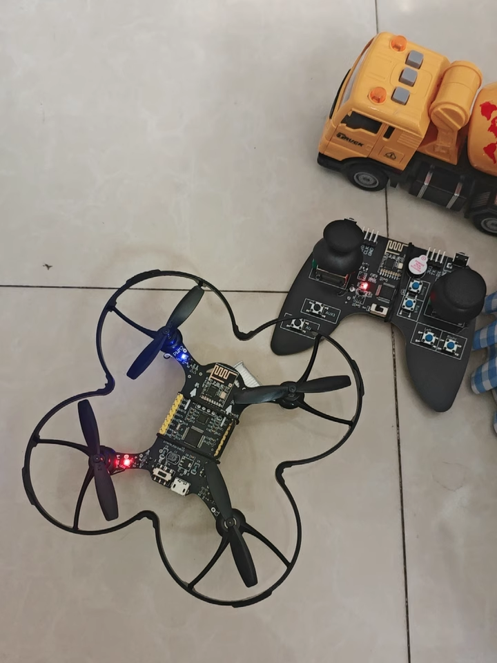 STM32 DIY drone kit for learning, R&D, and competitions, featuring advanced programmability and open-source design