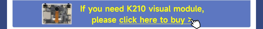 Banner link offering optional K210 visual module purchase