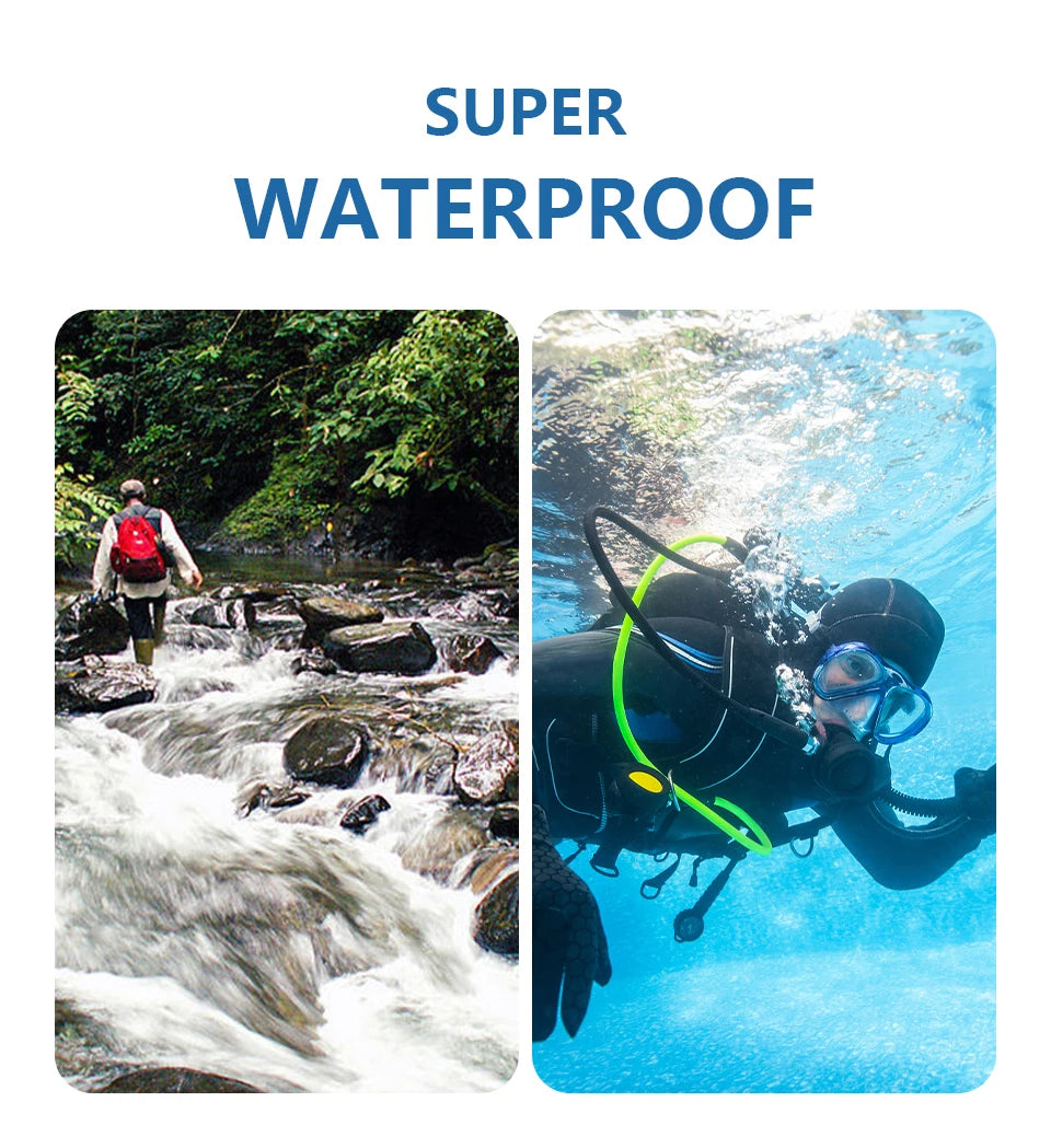 4K HD Pocket Action Camera, Pocket Action Camera - 270° Rotatable Wifi Mini Sports Camera with Water