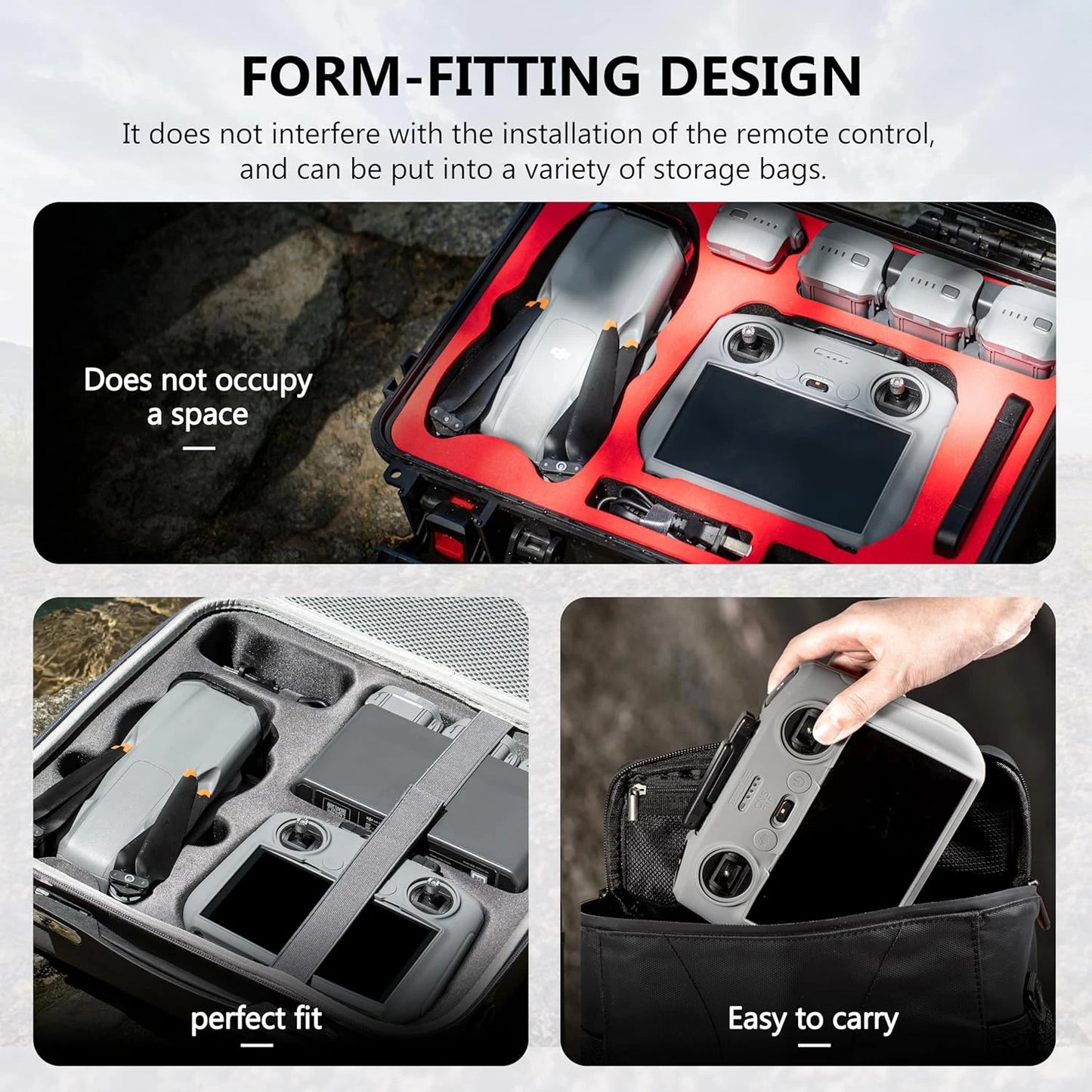 STARTRC RC 2 Silicone Protective Cover, Slim, secure fit with anti-slip, shockproof protection; compact, lightweight, and easy to carry, saving space.