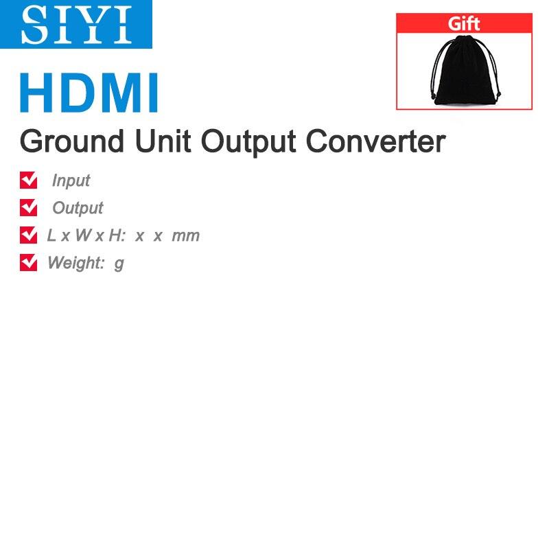 SIYI HM30 Full HD Digital Image Transmission Digital Video Link FPV System Long Range 1080p 60fps R1 Recording Camera FPV OSD - RCDrone