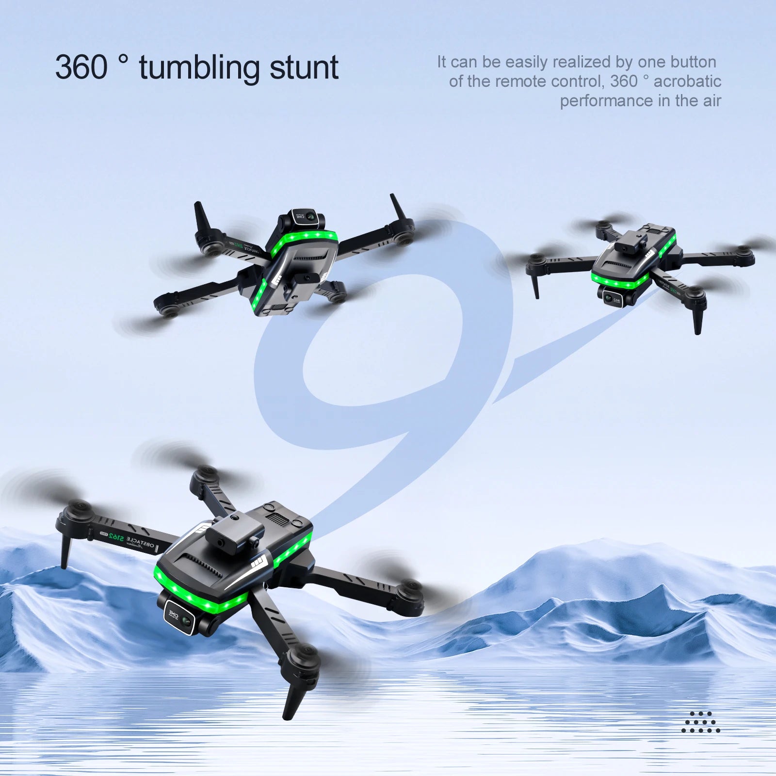 S162 Pro Drone, 360 acrobatic performance in the air ryuu