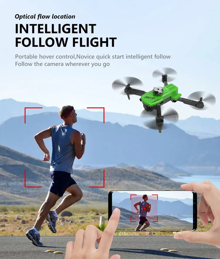 CONUSEA 0677 Drone -  4k Drones with Dual camera, CONUSEA 0677 Drone, optical flow location intelligent follow flight portable hover control,novice quick start