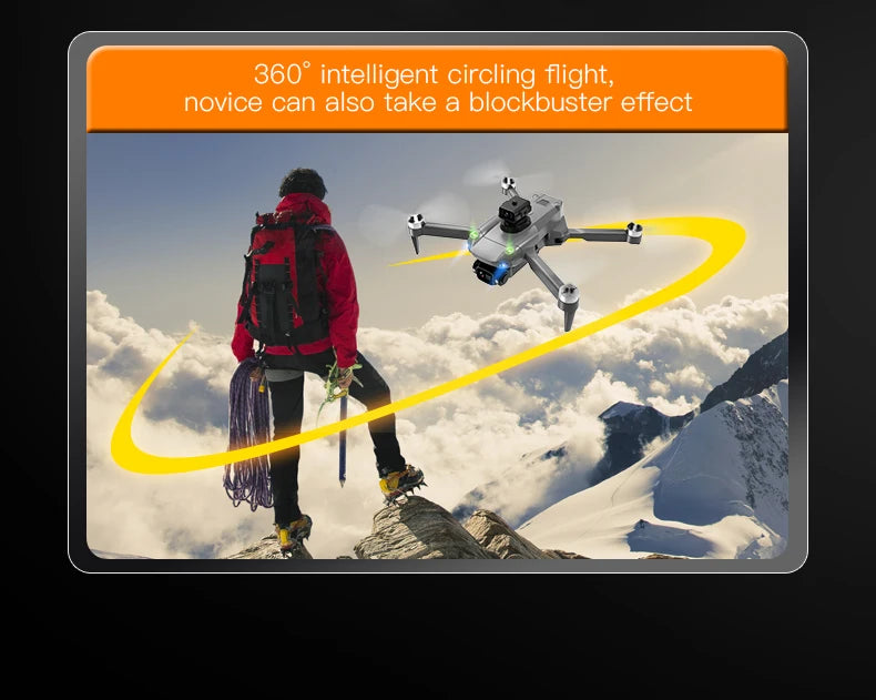 S11 Pro Drone, 360" intelligent circling flight; novice can take a block
