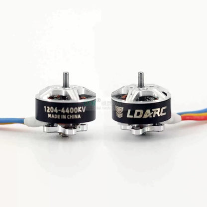 1/4PCS LDARC 1204 4400KV Brushless Motor for 2-Inch FPV Racing Drone – 3–4S LiPo, 1.5mm Shaft, 9x9mm Mount