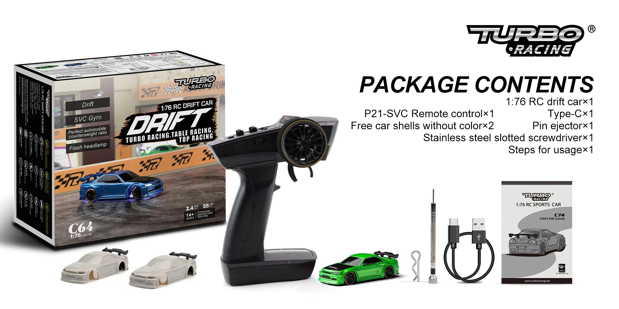 'RACING aazira RIk PACKAGE CONTENTS