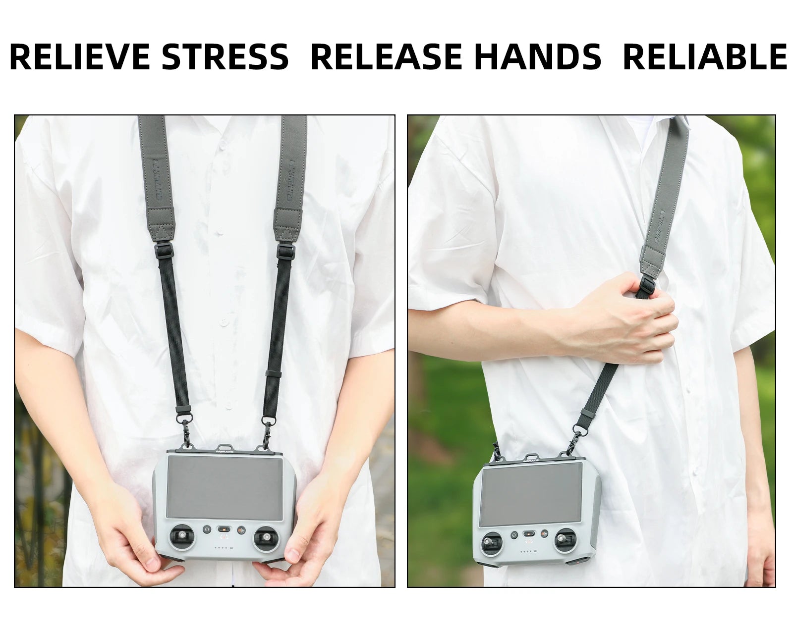 Lanyard For DJI RC/RC 2/RC Pro/Smart Controller - Adjustable Neck Strap For Mini 3 Pro/Air 2/Air 2S/Mavic 3 Pro/Air 3/Mini 4 Pro 39 Lanyard For DJI RC/RC 2/RC Pro/Smart Controller, RELIEVE STRESS RELEASE HANDS RELIABLE 2