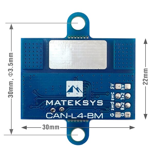MATEK  CAN-L4-BM - Mateksys AP_PERIPH CAN DIGITAL POWER MONITOR
