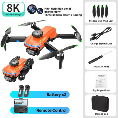 S118 Drone, aerial photography Drone - orange Three camera electric turning Prepare Use Wind