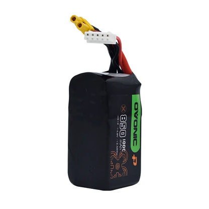 باتری OVONIC 14.8V 4S 850mAh 100C Lipo Drone با XT30/XT60