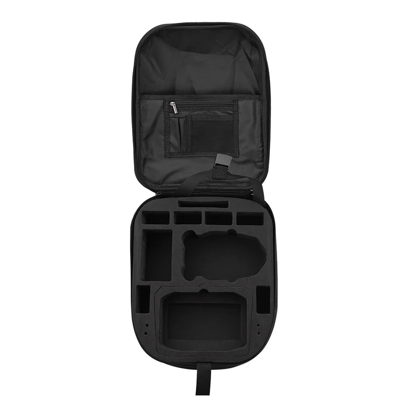 Shell Backpack Storage Bag for DJI Mavic Mini 3 Pro Waterproof Carrying Case Box Package for DJI Mini 3 Pro Accessories 16 the surface is made of hard and durable ABS, and the back is made from fabric for comfort