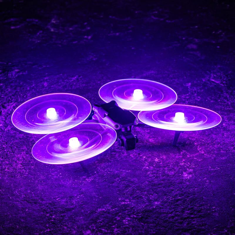 Startrc LED Flash Propeller 2 أزواج لـ DJI Air 3 ، Mini 3 Pro و Mini 4 ...