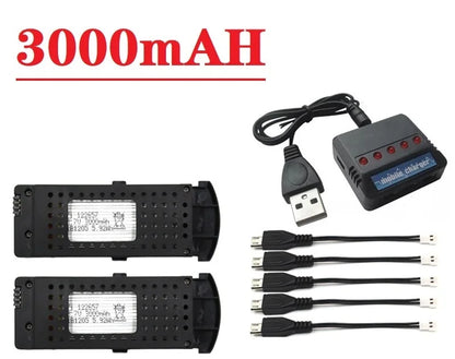 Q6 Drones Battery 3.7V 3000mAh